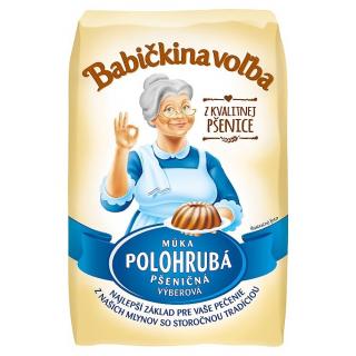 BABIČKINA VOĽBA múka polohrubá 1kg