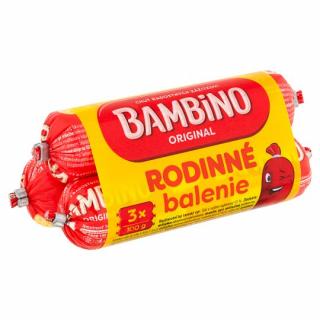 BAMBINO original tavený syr 100% ementálu 3ks 300g