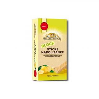 BLOCK napolitánky citronové 400g