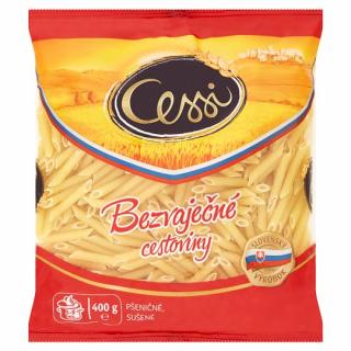 CESSI bezvaječné cestoviny penne 400g