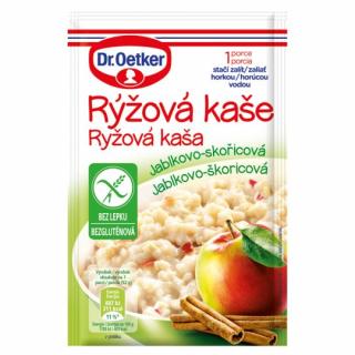 DR.OETKER ryžová kaša jablko  škorica bezgluténová 52g