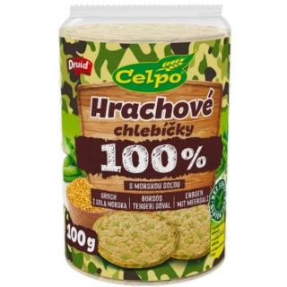 DRUID CELPO hrachové chlebíčky 100% s morskou soľou 100g