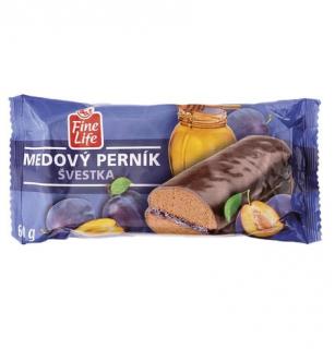 Fine Life medový perník slivka 60g