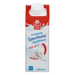 Fine Life smotana na šľahanie trvanlivá 30% 250ml