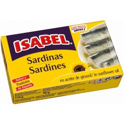 ISABEL sardinky v rastlinom oleji 125g