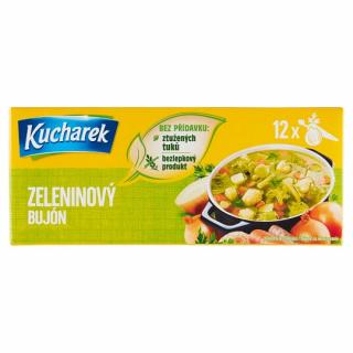 KUCHAREK bujón zeleninový 12ks 120g