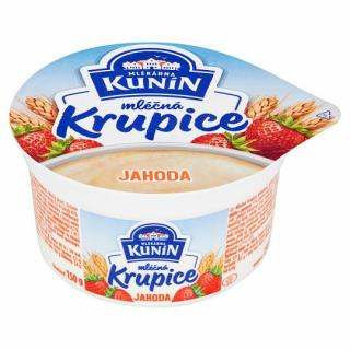 KUNIN krupica mliečna jahoda 150g