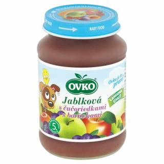 OVKO detská výživa jablko čučoriedka 190g