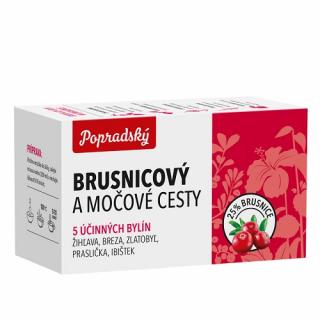 Popradský bylinný čaj na močové cesty s brusnicami 30g