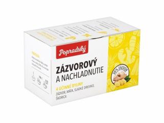 Popradský bylinný čaj zázvorový a nachladnutie 22,5g