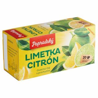 Popradský ovocný čaj limetka, citrón 40g