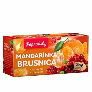 Popradský ovocný čaj mandarinka brusnica 40g