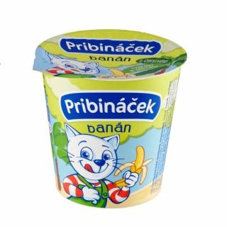 Pribináček smotanový krém s bananovou príchuťou termizovaný 125g