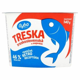 RYBA treska treskoslovenská v majonéze 140g