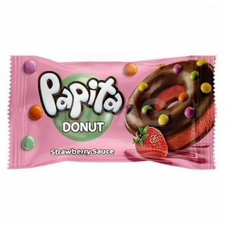 SOLEN Papita donut s jahodovou áplňou 40g