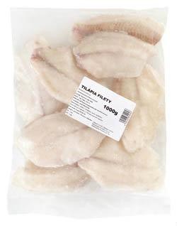 TILAPIA filety glazúrované 25% mrazené 1kg