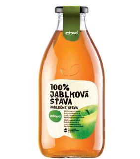 ZDRAVO 100% šťava jablková 0,75L