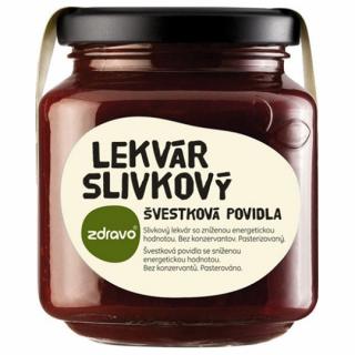 ZDRAVO slivkový lekvár bez konzervantov 310g