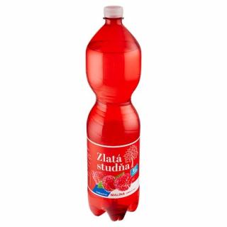 ZLATÁ STUDŇA RED sýtený nealkoholický nápoj s príchuťou maliny "Z" 1,5L