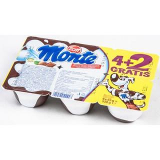 ZOTT Monte mliečny dezert čokoládový 6x55g