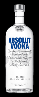 Absolut vodka 40% 1l