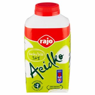 Acidko biele 3,6%  450g Rajo