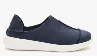 Dámske modré nazúvacie slip on topánky Grunberg