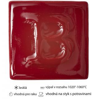 Botz červená lesklá glazúra 9611, Botz 200ml