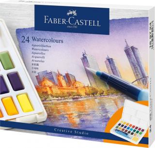 Faber-Castell Akvarelové farby set 24 farebné, Faber Castell