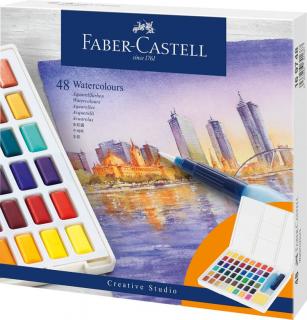 Faber-Castell Akvarelové farby set 48 farebné, Faber Castell