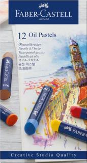 Faber-Castell Olejový pastel Gofa set 12-farebný, Faber-Castell