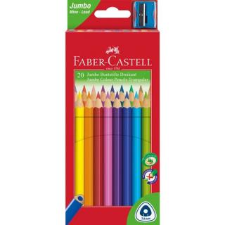 FABER CASTELL Pastelky Junior grip set 20 farebné, Faber Castell