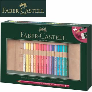 Faber-Castell Pastelky Polychromos - 30 ks set - rolka, Faber Castell