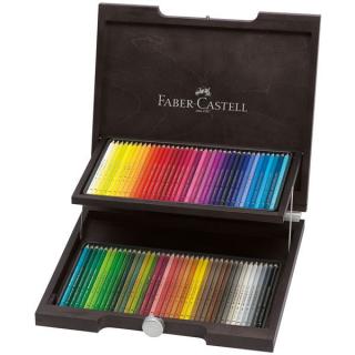 Faber-Castell Pastelky Polychromos set 72 ks, drevená kazeta, Faber Castell