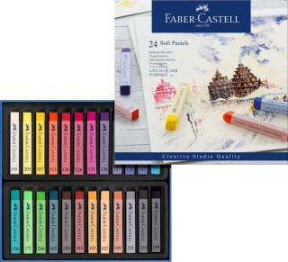 Faber-Castell Suchý pastel Gofa set 24-farebný, Faber-Castell