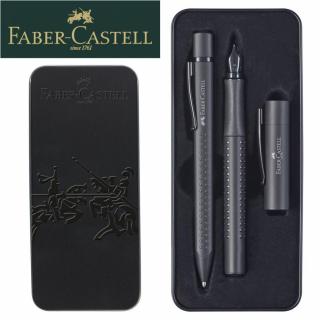 FABER CASTELL Súprava Grip Edition plniace pero M+guľôčkové pero XB, čierna