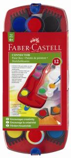 Faber-Castell Vodové farby stavebnicové 12 farebné, Faber Castell