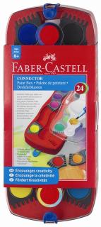 Faber-Castell Vodové farby stavebnicové 24 farebné, Faber Castell