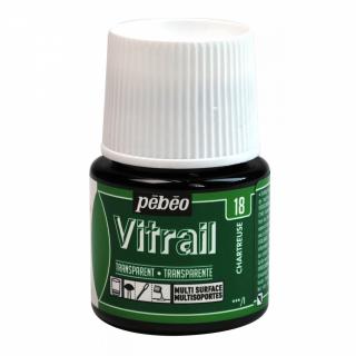 Pébeo chartreusová farba na sklo, Vitrail 45 ml, Pebeo