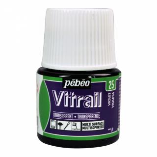 Pébeo fialová farba na sklo, Vitrail 45 ml, Pebeo