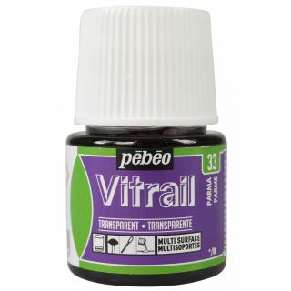 Pébeo parmská fialová farba na sklo, Vitrail 45 ml, Pebeo