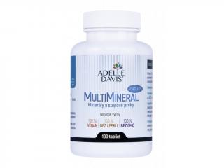 Adelle Davis – MultiMineral + Cheláty, 100 tabliet