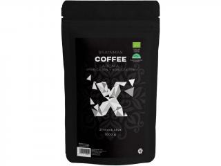 BrainMax Coffee Aroma (Arabica 30% + Robusta 70%), zrnková káva, BIO Množstvo: 1000g