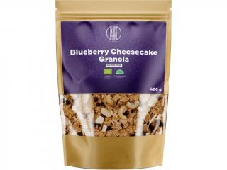 BrainMax Pure Blueberry Cheesecake Granola, Čučoriedky a Biela čokoláda, BIO, 400 g