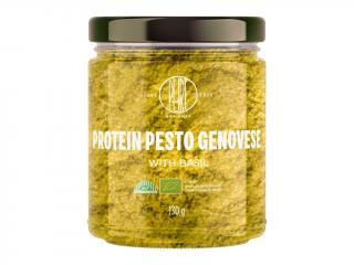 BrainMax Pure Protein Pesto Genovese, bazalkové pesto, 130 g, BIO