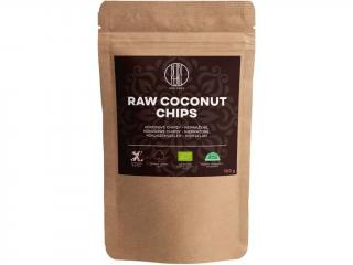 BrainMax Pure Raw Coconut chips, Kokosové chipsy BIO, 100 g