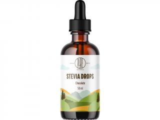 BrainMax Pure Stevia drops, rôzne druhy, 50 ml Čokoláda: Čokoláda