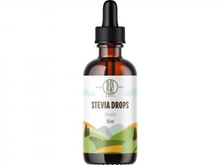 BrainMax Pure Stevia drops, rôzne druhy, 50 ml Kokos: Kokos