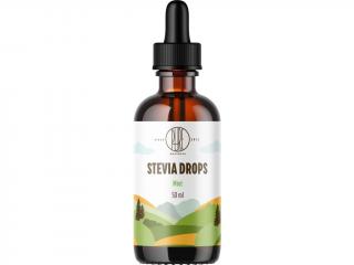 BrainMax Pure Stevia drops, rôzne druhy, 50 ml Mäta: Mäta