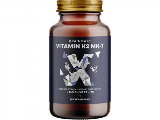 BrainMax Vitamín K2 ako MK7 150 mcg, 100 rastlinných kapsúl